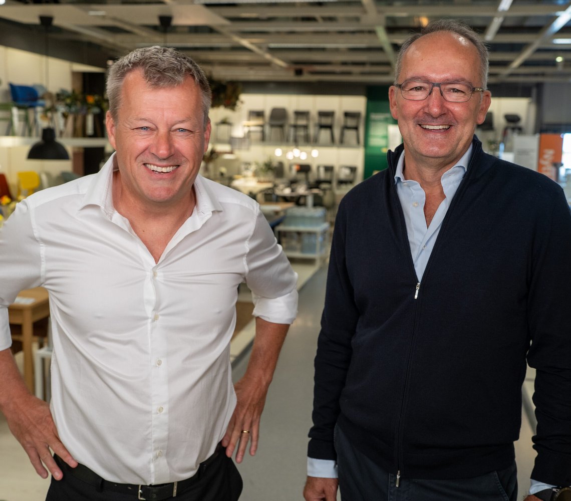 Jesper Brodin and Juvencio Maeztu, CEO and President, Ingka Group