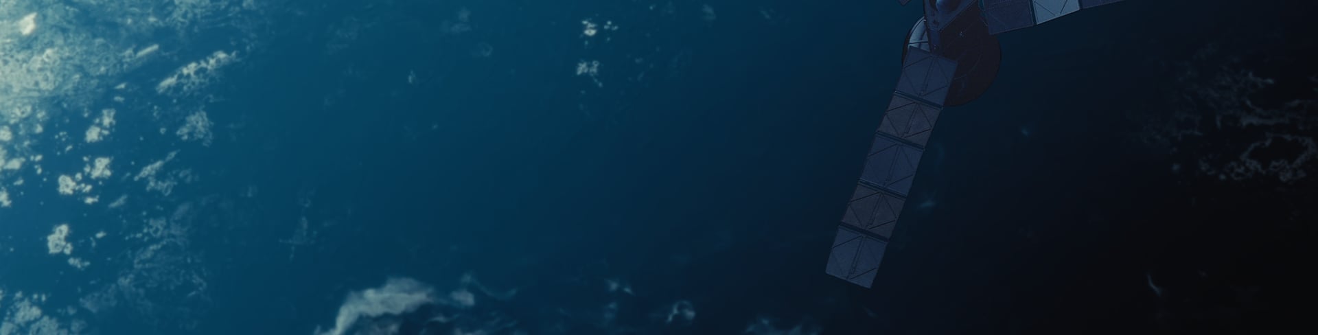 Aerial view of ocean from above.