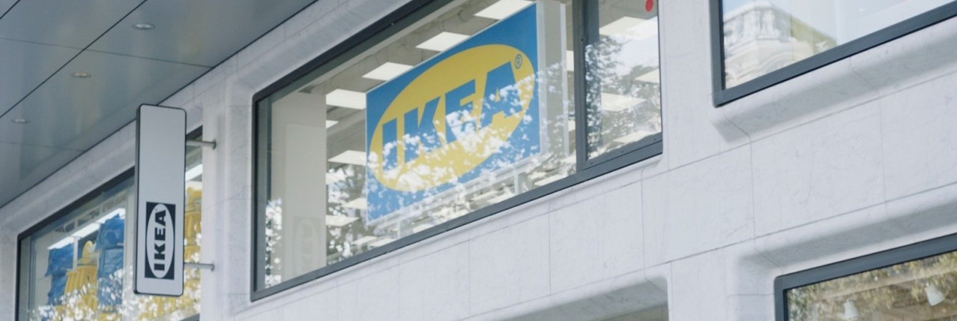 Windows in an IKEA store