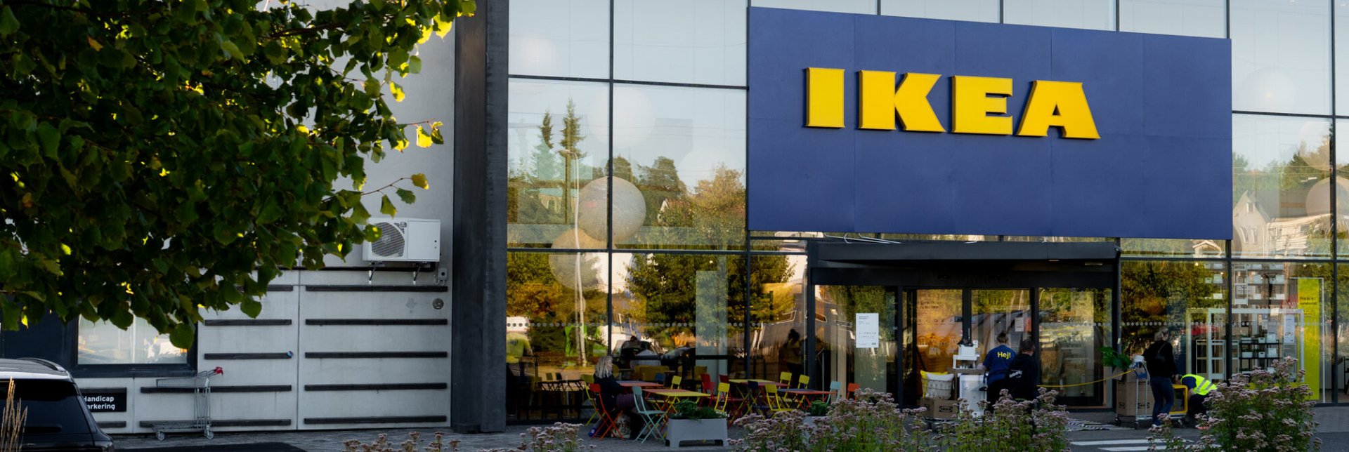 A welcoming entrance to an IKEA Shop.