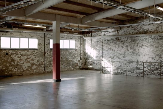 Interior view of the building