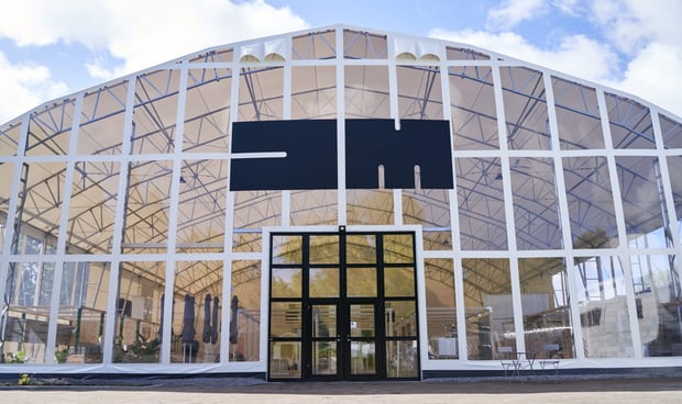 DM main entrance door