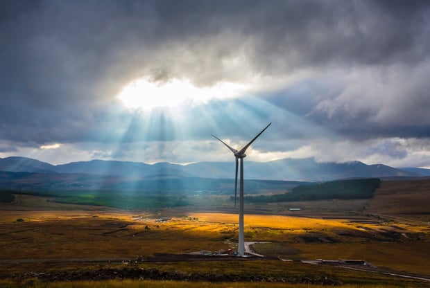 Renewable energy wind farm