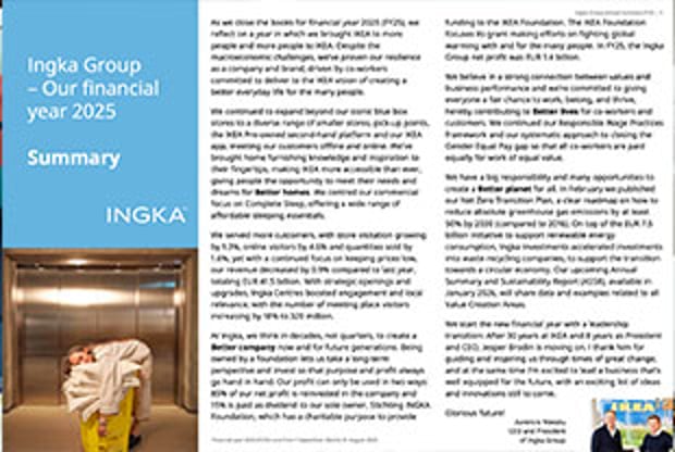 Ingka Group Annual Financial Report FY25