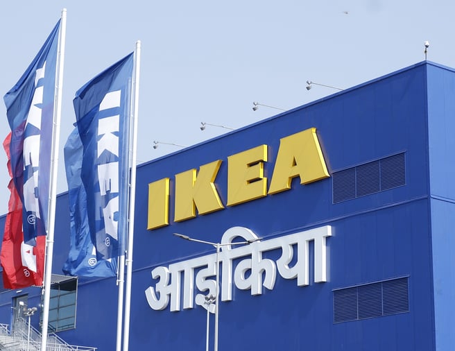 Outside view of Navi Mumbai IKEA store