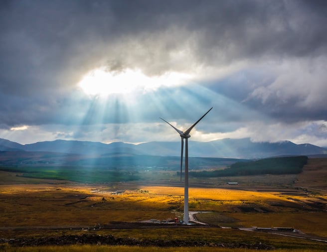 Renewable energy wind farm