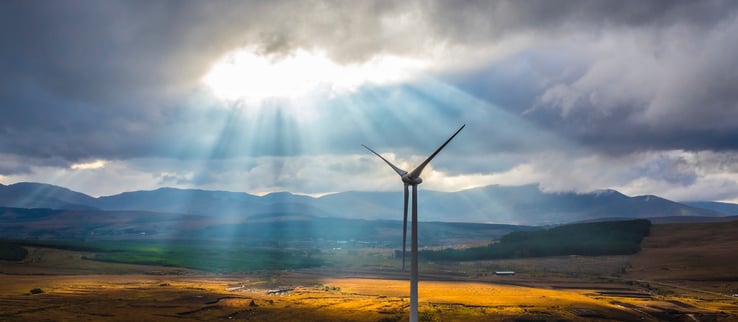 Renewable energy wind farm