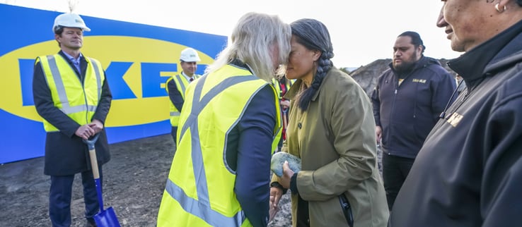 Construction begins on first IKEA store for New Zealand Maori blessing
