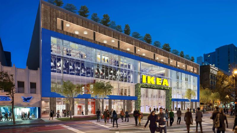 6X6 Building IKEA rendered concept 