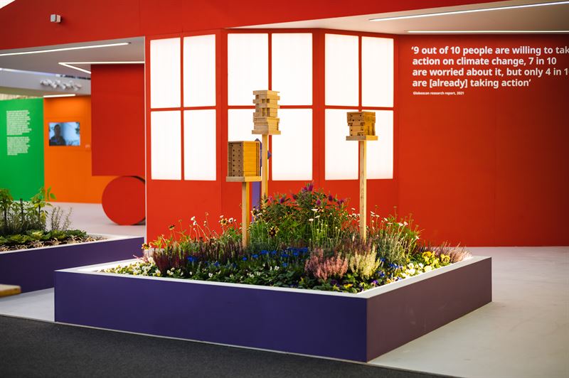 IKEA exhibition at NYT Climate Hub during COP26
